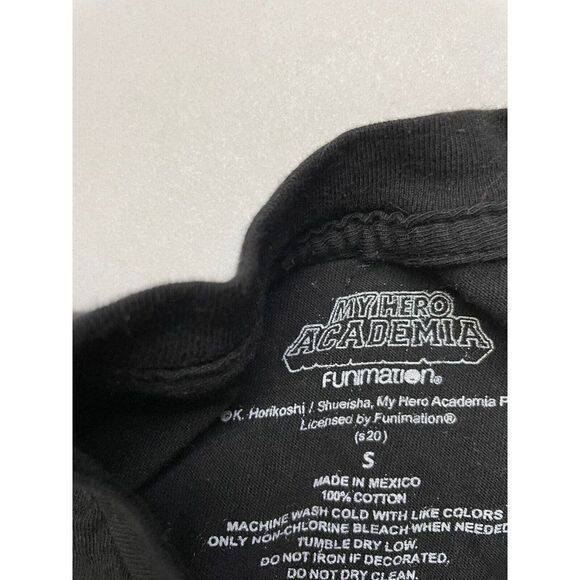 My Hero Academia T-shirt Men Adult Small Black Graphic Characters Anime - Picture 4 of 5
